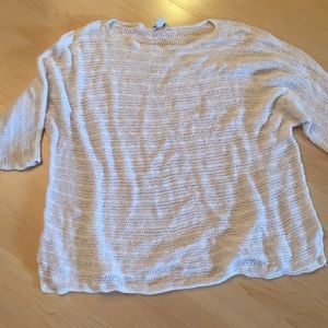 JJill open knit sweater